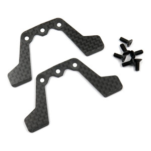 Carbon Down Stop Droop Plate For Tamiya TT02 TATT-S04