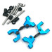 Tamiya TT-01(E) Alu. Rear Upper Arm Set (Blue)