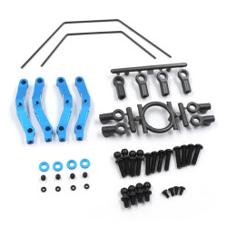 Bras supérieur en aluminium avec support de barre anti-roulis pour Tamiya TT-02SRX Bras supérieur en aluminium avec support de barre anti-roulis pour Tamiya TT-02SRX