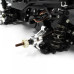 Aluminum Rear C-Hub Set For Tamiya WR02 WR02C TL-01 GF-01 G6-01
