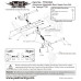 Aluminum Adjustable Rear Upper Arm Set for Tamiya TT-02 Blue Aluminum Adjustable Rear Upper Arm Set for Tamiya TT-02 Blue