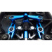 Aluminum Ball Bearing Steering Set for Tamiya TT-02(B) Blue Aluminum Ball Bearing Steering Set for Tamiya TT-02(B) Blue
