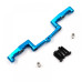 Aluminum Ball Bearing Steering Set for Tamiya TT-02(B) Blue Aluminum Ball Bearing Steering Set for Tamiya TT-02(B) Blue
