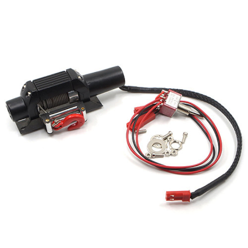 1/10 RC Rock Crawler Wired Winch Type C (Black) 1/10 RC Rock Crawler Wired Winch Type C (Black)