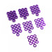 Aluminium M3 Flat Washer Set - Purple