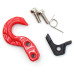 RC Rock Crawler Scale Spring Loaded Metal Hook Red (1/10)
