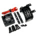 Alum. 540/550 Motor Heat Sink with Tornado High Speed Fan Black