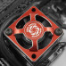 Aluminium 30x30mm Fan Protector Blue