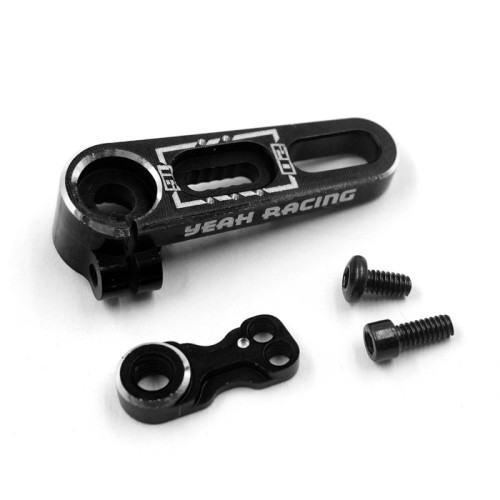 23T Alu. 7075 Adj. Servo Horn 15.5mm to 20mm (0.5mm step) Black