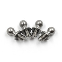 High Precision 64 Titanium Ball Stud 4.3mm x 4mm (4Pcs)
