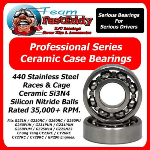 Team Fast Eddy Replacement Ceramic Bearing Set