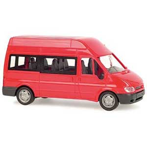 Ford Transit 2000 bus. short wheelbase. high roof Red (H0)