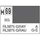 H069 Semi-Gloss Mid Grey RLM75 10ml
