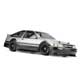 Transparant body Toyota Levin voor M-chassis (1/10)