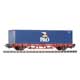 DB Cargo Wagon porte-conteneur Lgs 579 P&O (H0)
