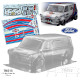 Ongespoten body Ford Supervan voor M-chassis (1/10)