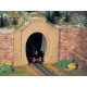 Tunnelportal Rheintal, single track (H0)